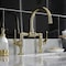 Kingston Brass Whitaker Industrial Style Bridge Bathroom Faucet W/ Pop-Up Drain, Brass KS2172KL - alternate 5